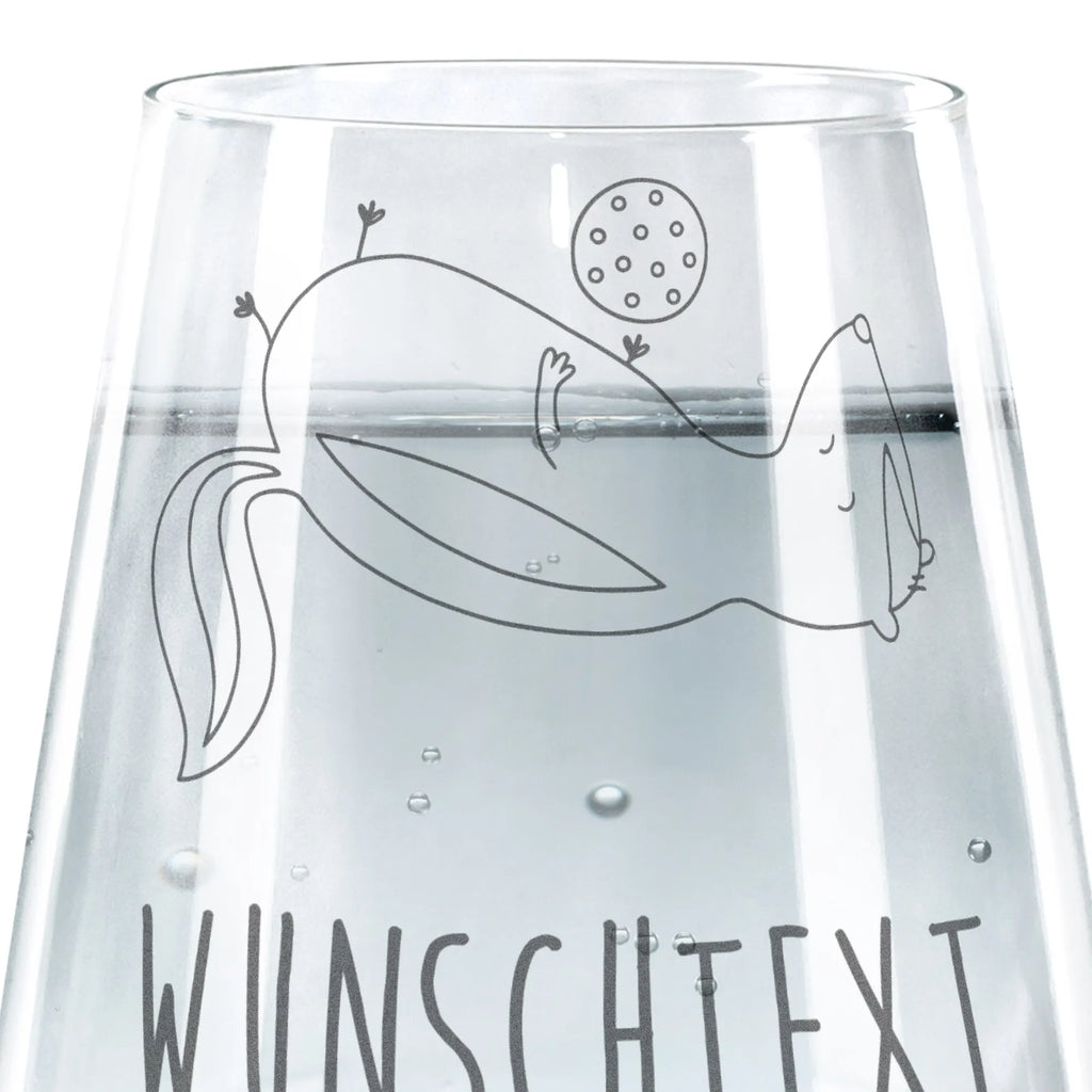 Personalizowana szklanka do picia skunks piłka Stinktier, Skunk