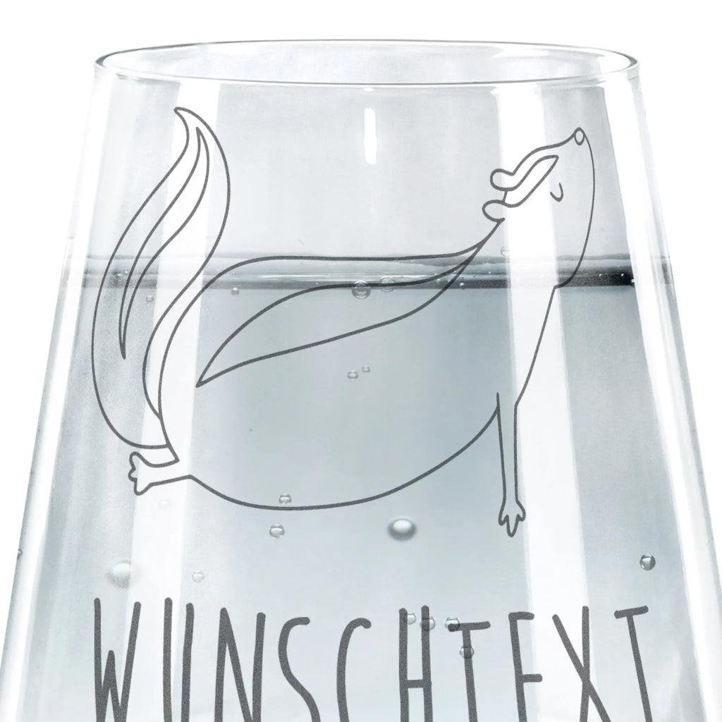 Personalized Drinking Glass skunk yoga Skunk, Stinky, Wild animal, Laugh, Stinker, Predator, Yoga, Namaste, Love, Live