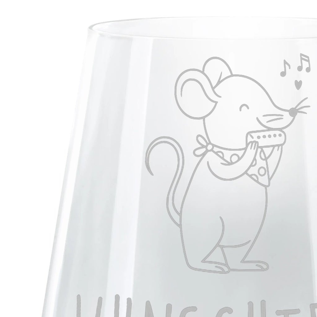 Personalizowany kieliszek koktajlowy mysz harmonijka ustna Instrumenty, prezenty dla muzyków, miłośników muzyki