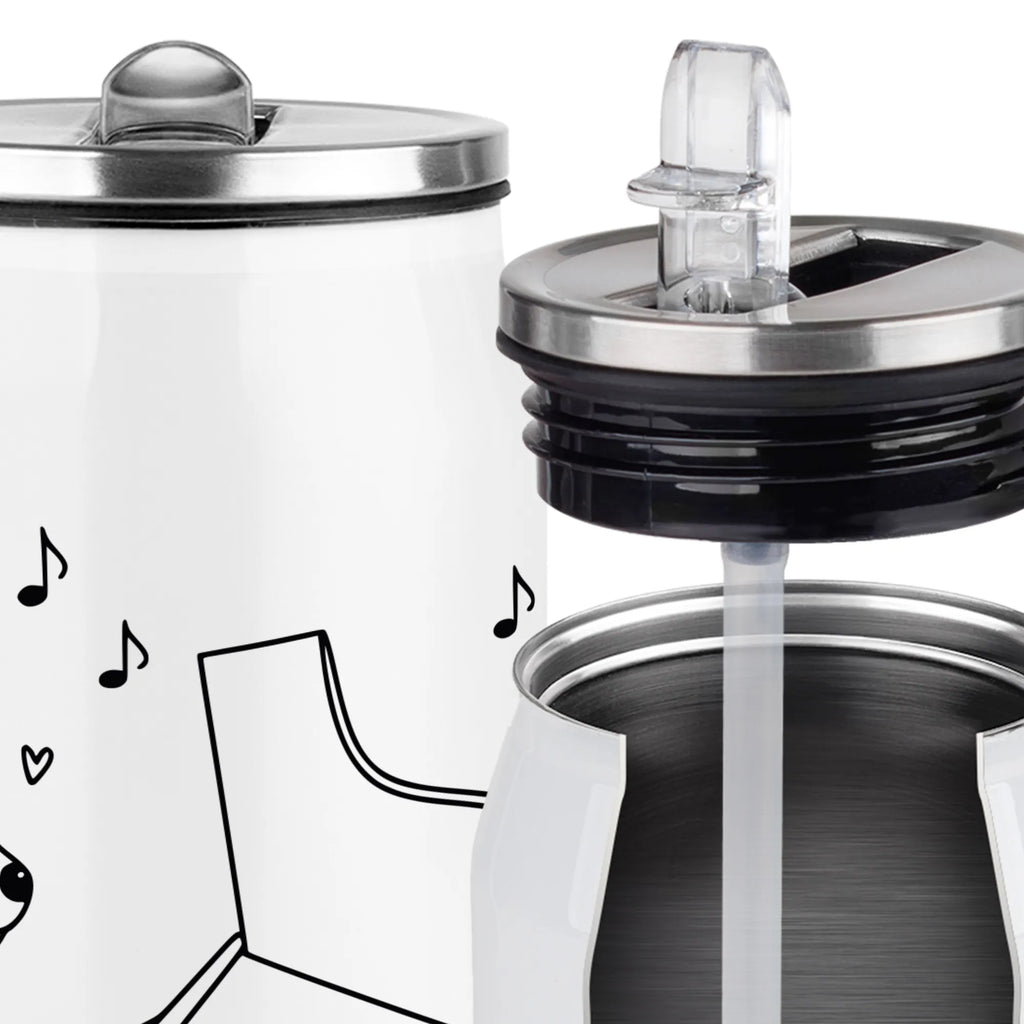 Personalized Beverage Cans Drinking Bottle Bear piano Instruments, gifts for musicians, music enthusiasts