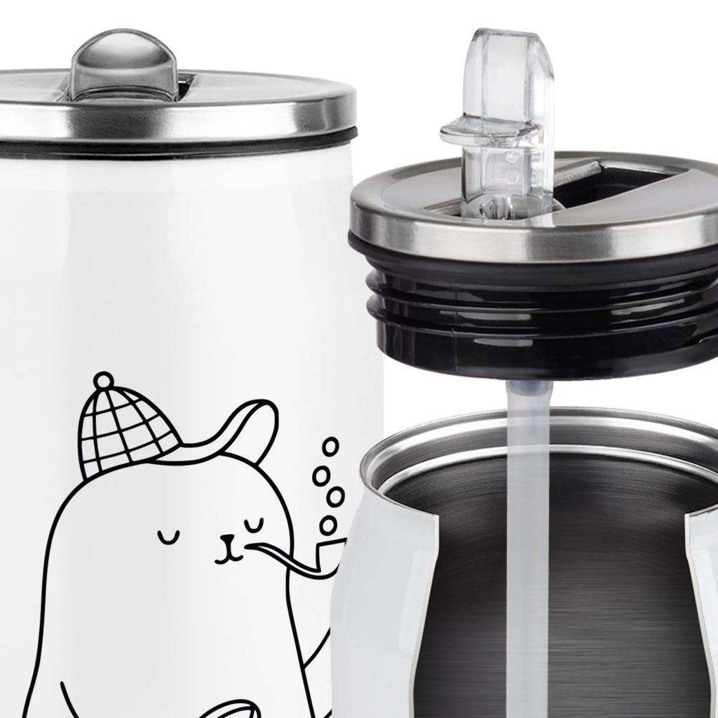 Puszki napojowe Butelka do picia foka Sherlock Motywy zwierzęce, dobra energia, zabawne powiedzonka, zwierzęta