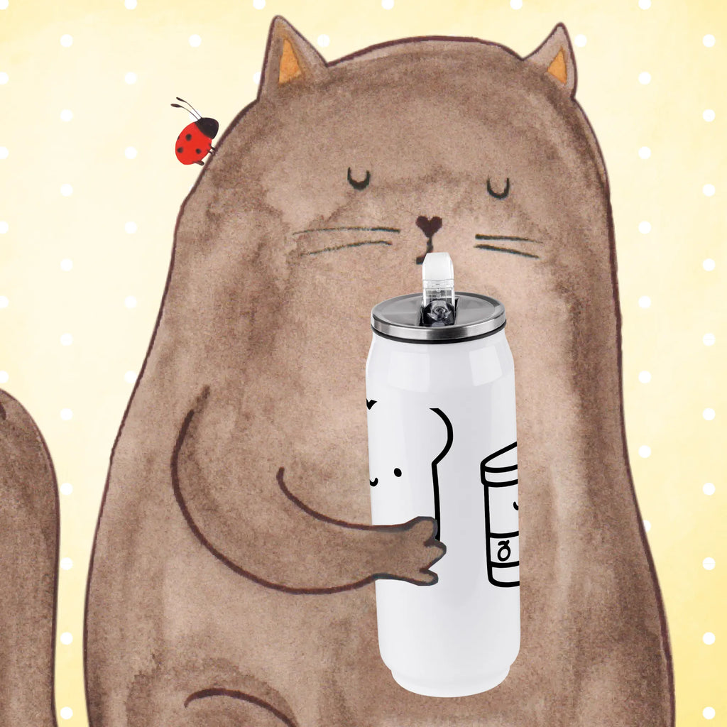 Puszki napojowe Butelka do picia Tost dżem Motywy zwierzęce, dobra energia, zabawne powiedzonka, zwierzęta