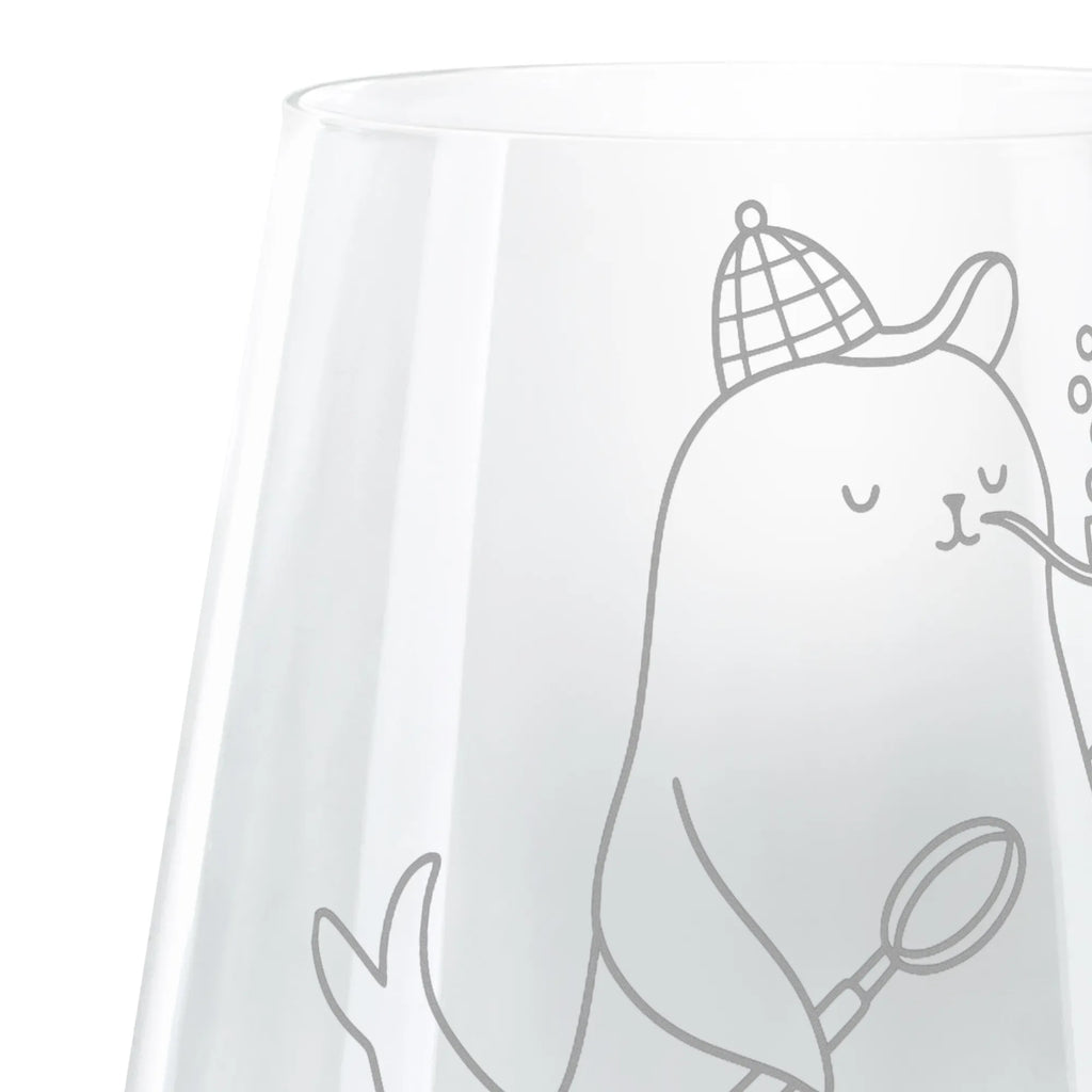 Engraved Wind Light seal sherlock small animals, cute, funny, cute animal motives, hand drawn, small world, funny sayings, good mood, happy, gifts, gift ideas, special gifts, animal lover, card