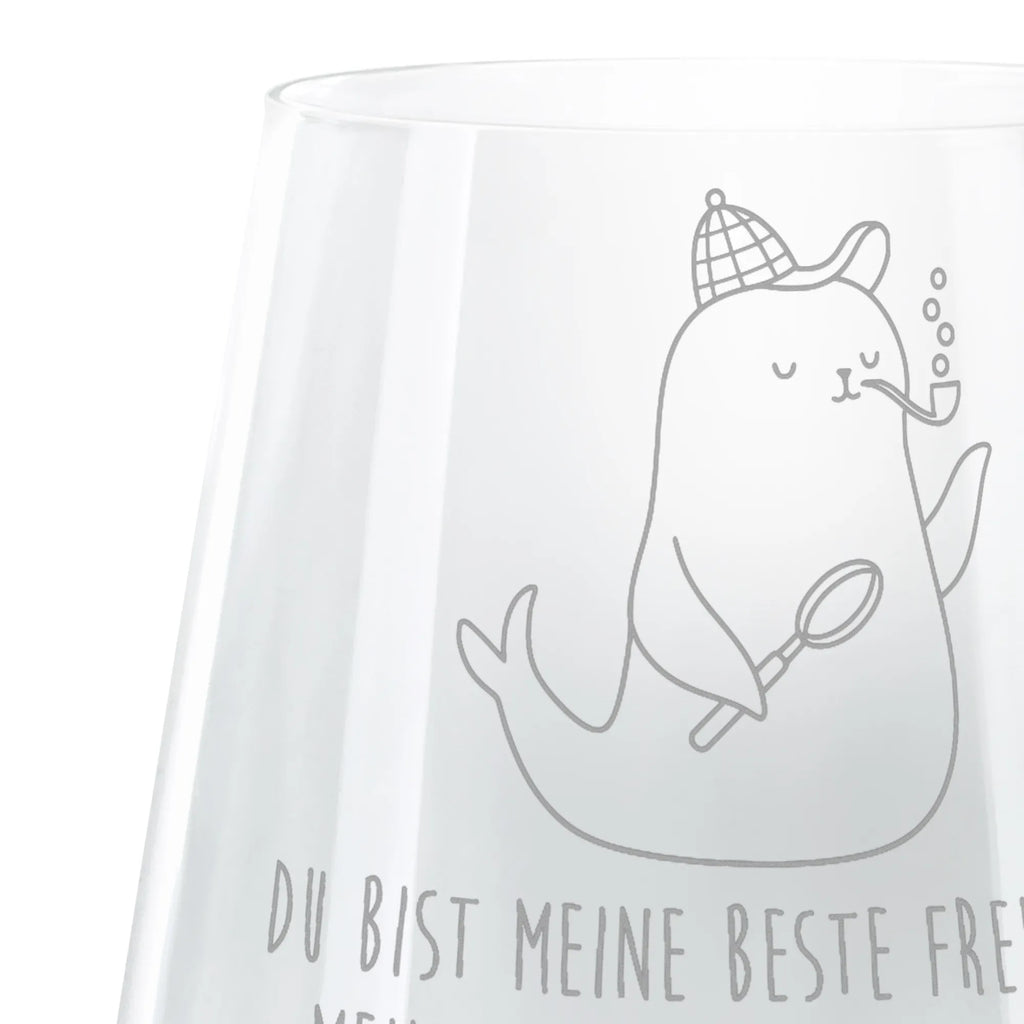 Engraved Wind Light seal sherlock small animals, cute, funny, cute animal motives, hand drawn, small world, funny sayings, good mood, happy, gifts, gift ideas, special gifts, animal lover, card