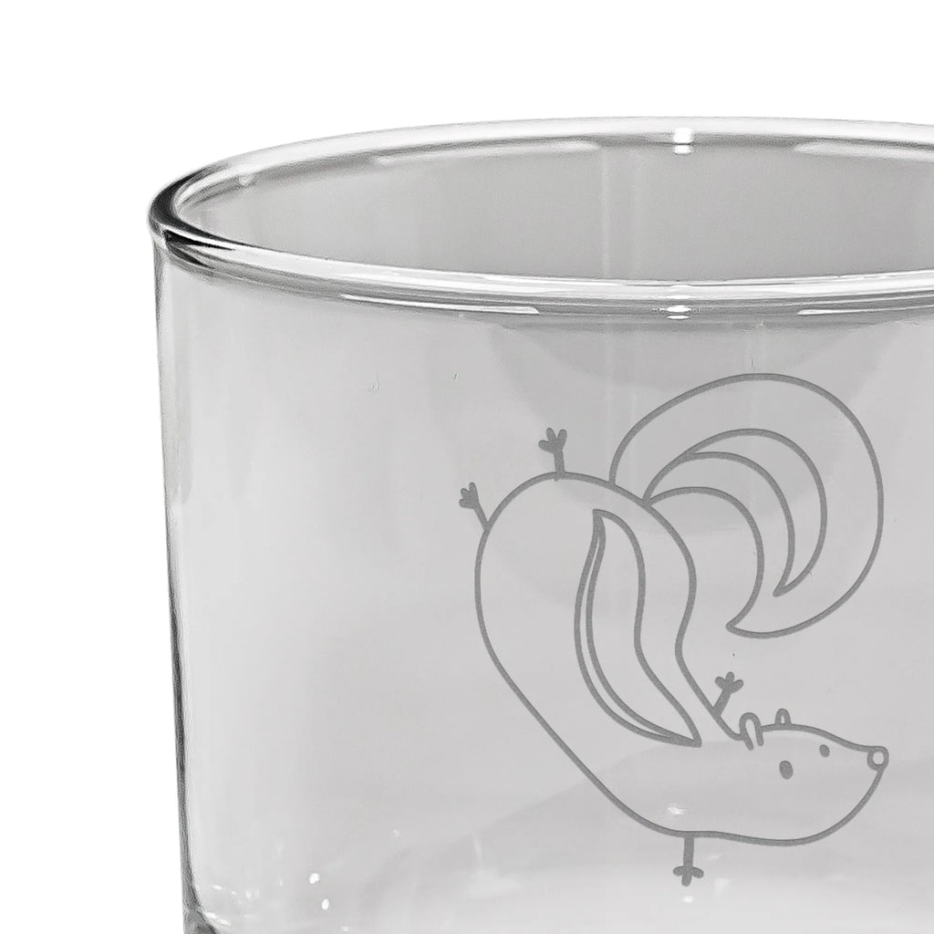 Personalized Whiskey Glass skunk handstand Skunk, skunk, stink, playground, wild animal, playful, predator, child