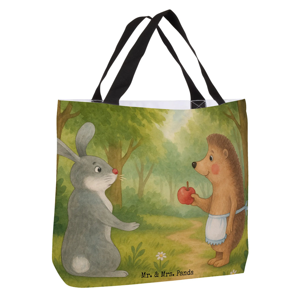Shopper Hase Igel Design Freizeittasche, Tasche, Schulbeutel, Alltagstasche, Schultasche, Einkaufstasche, Strandtasche, Einkaufsbeutel, Beutel, Shopper, Tragebeutel, Tiermotive, Gute Laune, lustige Sprüche, Tiere, Igel, Herzschmerz, Spruch romantisch, Trösten, Hase, Liebe Spruch, Igel und Hase, Liebeskummer Geschenk, Trennungsschmerz