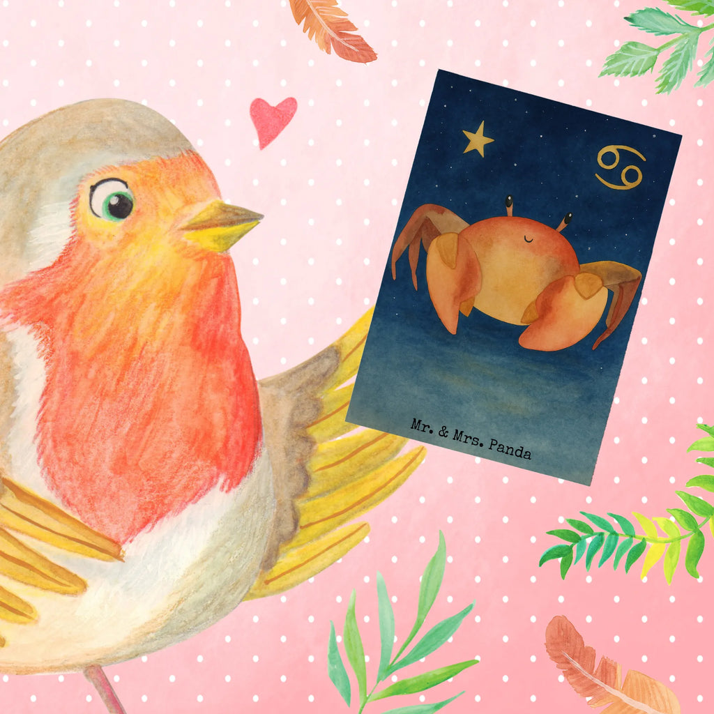 Kartka okolicznościowa znak zodiaku krab Design Klappkarte, Grußkarte, Glückwunschkarte, Ansichtskarten, Geburtstagskarte, Karte, Einladungskarte, Hochzeitskarte, Tierkreiszeichen, Sternzeichen, Horoskop, Astrologie, Aszendent, Krebs Geschenk, Geschenk Juli, Krebs Sternzeichen, Krebse, Geburtstag Juni, Geschenk Meer, Krabbe, Meerestier, Geschenk Juni, Geburtstag Juli