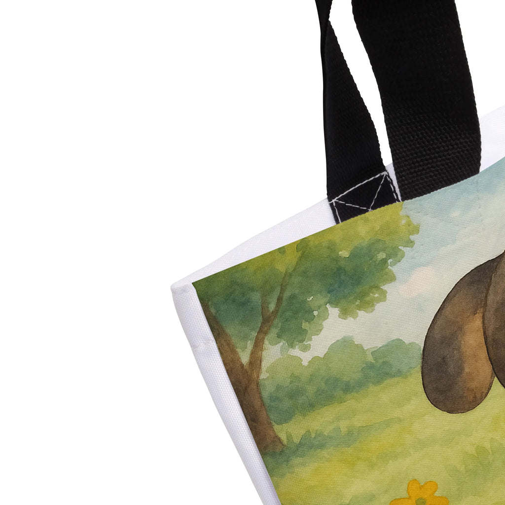 Shopper Dog Relax Design Beutel, Einkaufstasche, Tasche, Strandtasche, Einkaufsbeutel, Shopper, Schultasche, Freizeittasche, Tragebeutel, Schulbeutel, Alltagstasche, Hund, Hundemotiv, Haustier, Hunderasse, Tierliebhaber, Hundebesitzer, Sprüche, schwarzer Hund, Hundeliebe, Liebe, Hundeglück