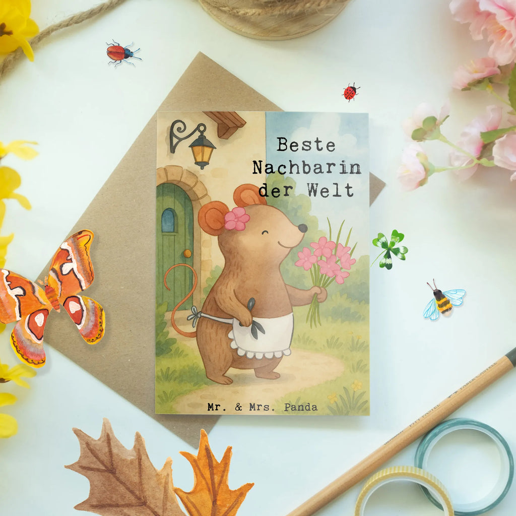Grußkarte Maus Beste Nachbarin der Welt Design Karte, Einladungskarte, Ansichtskarten, Hochzeitskarte, Geburtstagskarte, Grußkarte, Glückwunschkarte, Klappkarte, für, Dankeschön, Geschenk, Schenken, Geburtstag, Geburtstagsgeschenk, Geschenkidee, Danke, Bedanken, Mitbringsel, Freude machen, Geschenktipp, Angrenzer, Nachbarschaft, Bewohnerin, Freundschaft, Anwohnerin, Nachbarin, Freundin, Nachbarn