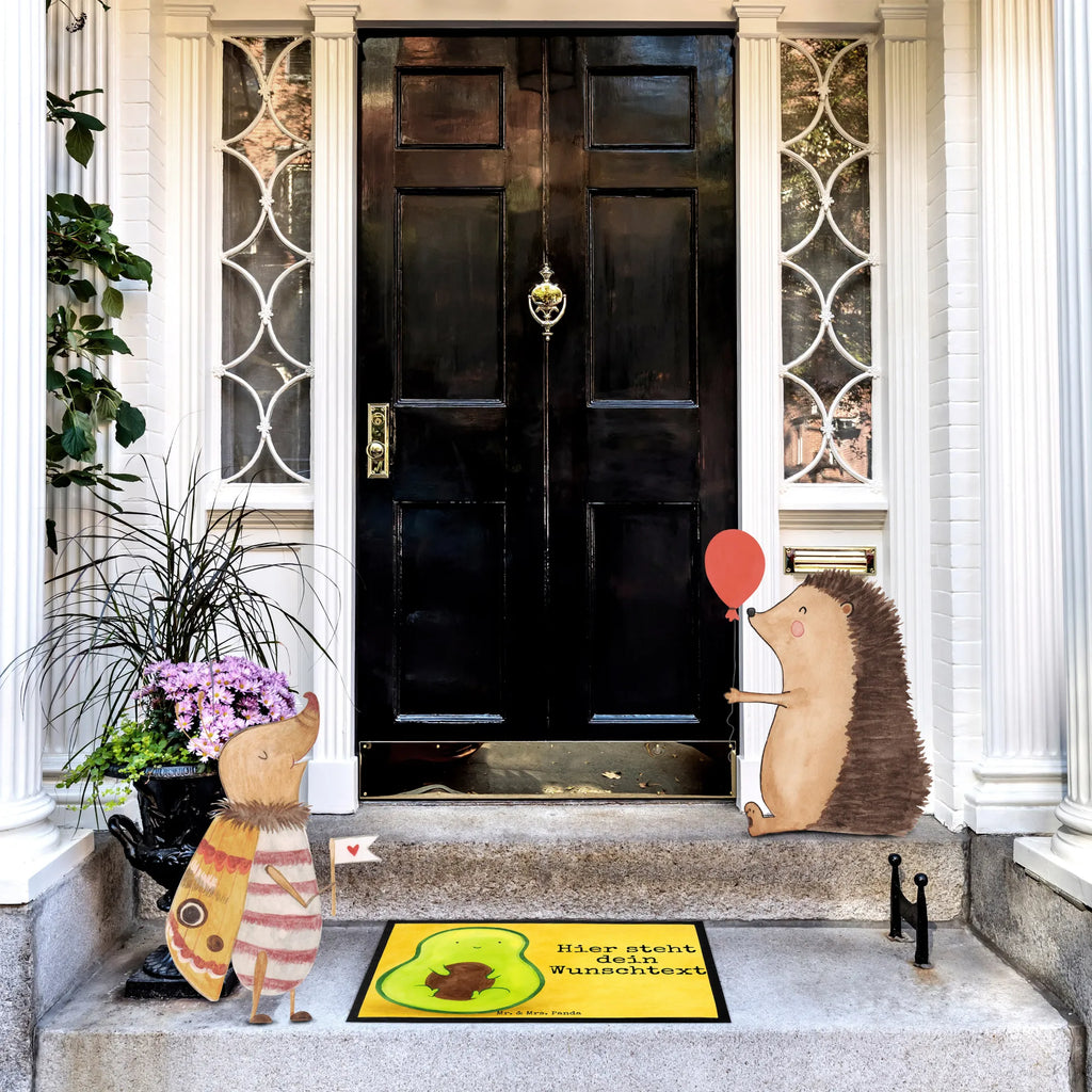 Personalized doormat avocado core Design Fußmatte mit Namen, Fußmatte bedrucken, Wunschnamen, Personalisiert, Personalisieruung, Namensfussmatte, Türvorleger personalisiert, Türvorleger mit Namen, Personalisierte Fußmatte, Haustürmatte personalisiert, Bedrucken, Avocado, Veggie, Vegan, Gesund, Pflanze, Avokado, Avocadokern, Kern, Spruch Leben