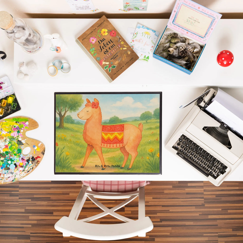 Desk pad alpaca Proud Design Schreibunterlage, Schreibtischauflage, Büroartikel, Schreibwaren, Schreibtisch Unterlagen, Schreibtischunterlage Groß, Bürobedarf, Alpaka, Lama