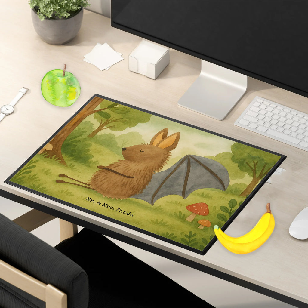 Schreibtischunterlage Fledermaus Sitzen Design Schreibunterlage, Schreibtischauflage, Bürobedarf, Büroartikel, Schreibwaren, Schreibtisch Unterlagen, Schreibtischunterlage Groß, Tiermotive, Gute Laune, lustige Sprüche, Tiere, Fledermaus, Fledermäuse, Motivation, entspannen