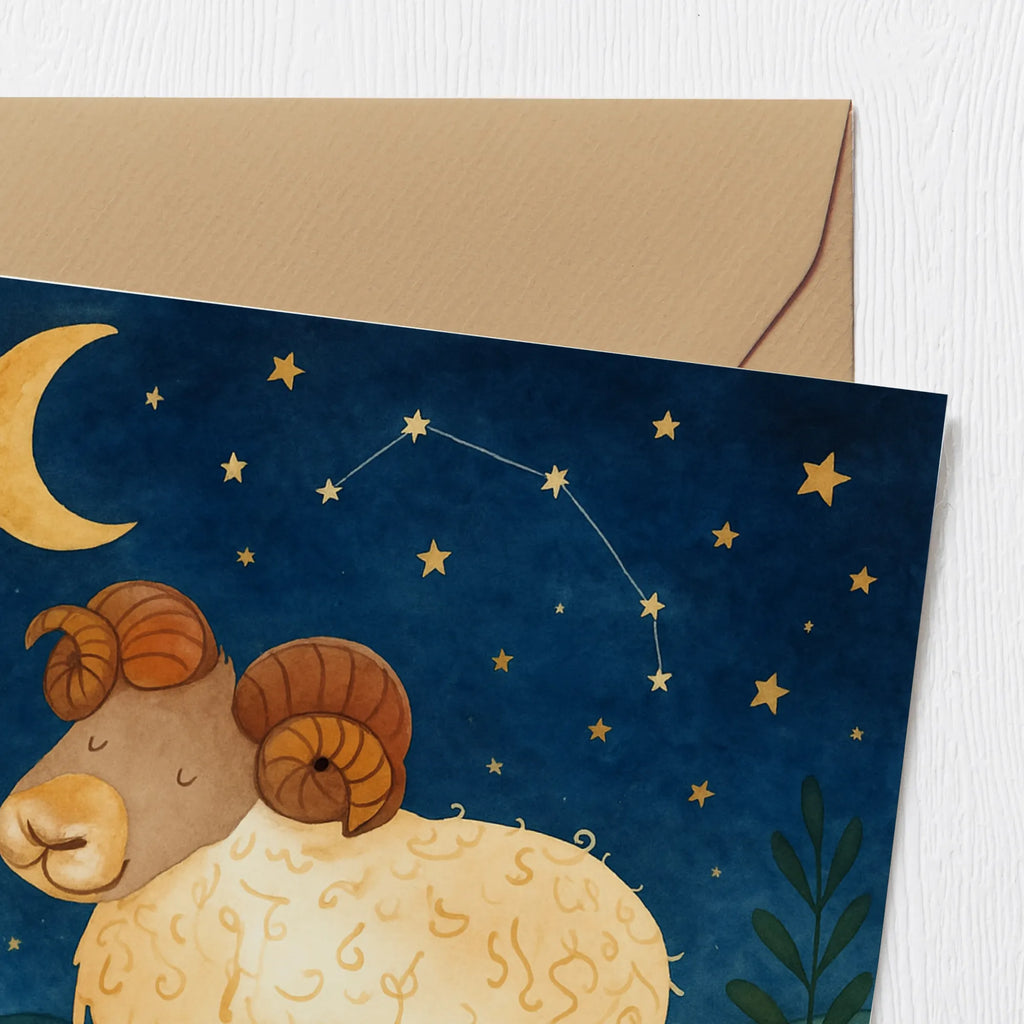 Karta Deluxe znak zodiaku Baran Design Karte, Grußkarte, Klappkarte, Einladungskarte, Glückwunschkarte, Hochzeitskarte, Geburtstagskarte, Hochwertige Grußkarte, Hochwertige Klappkarte, Tierkreiszeichen, Sternzeichen, Horoskop, Astrologie, Aszendent, Widder Geschenk, Widder Sternzeichen, Geschenk März, Geschenk April, Geburtstag März, Geburtstag April, Bock, Schafbock