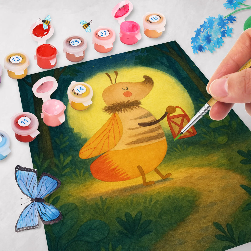 Malowanie według numerów Świetlik Design Bastelidee, Kunstwerk, Künstler, Malen nach Zahlen, Baseln, Malen, DIY, Ausmalbild, Kreativität, Tiermotive, Gute Laune, lustige Sprüche, Tiere, magisch, Glühwurm, Falter, Leuchten, Liebesspruch, Liebesbeweis, Glühwürmchen, Verlobung, Jahrestag, Lieblingsmensch, Heiratsantrag, Liebe