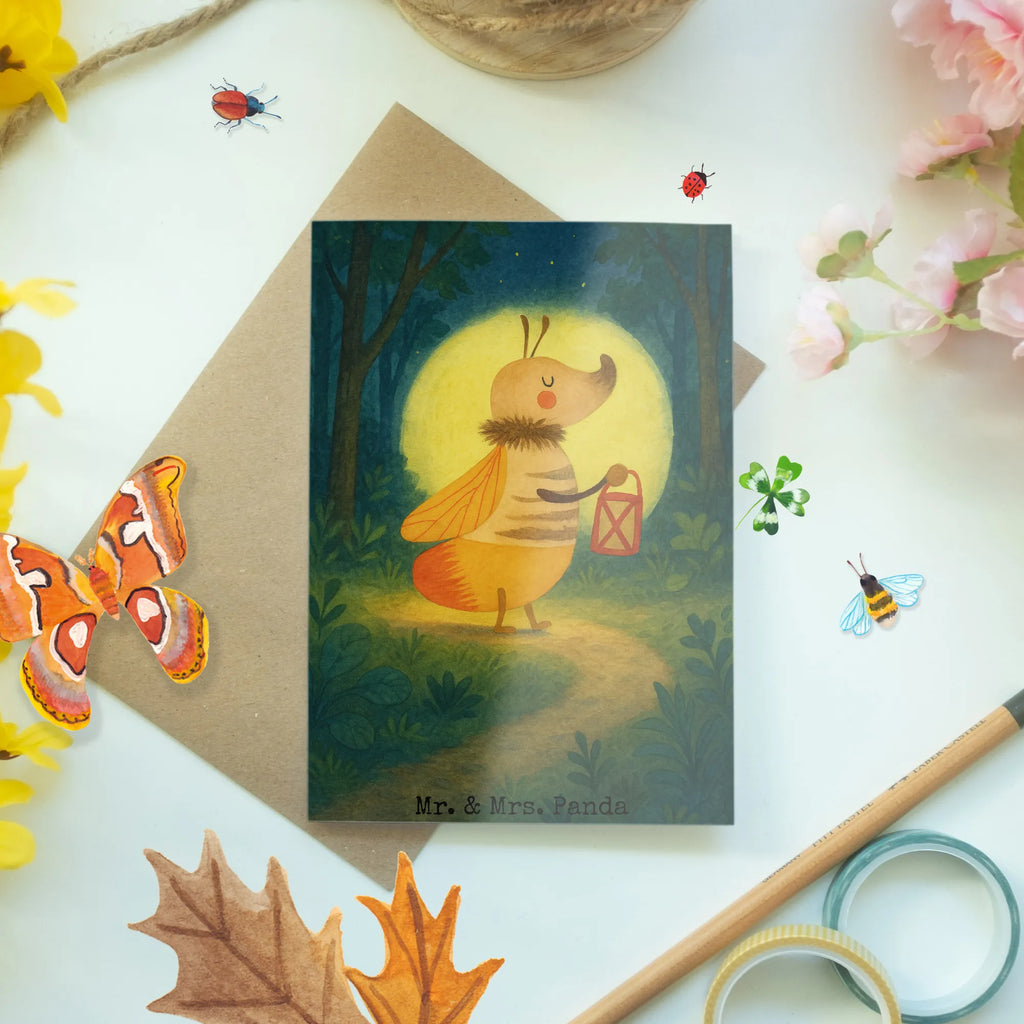 Greetings card Firefly Design Glückwunschkarte, Hochzeitskarte, Klappkarte, Einladungskarte, Karte, Geburtstagskarte, Ansichtskarten, Grußkarte, Tiermotive, Gute Laune, lustige Sprüche, Tiere, Liebesbeweis, Glühwurm, Leuchten, Liebe, Lieblingsmensch, Verlobung, Falter, magisch, Jahrestag, Heiratsantrag, Liebesspruch, Glühwürmchen