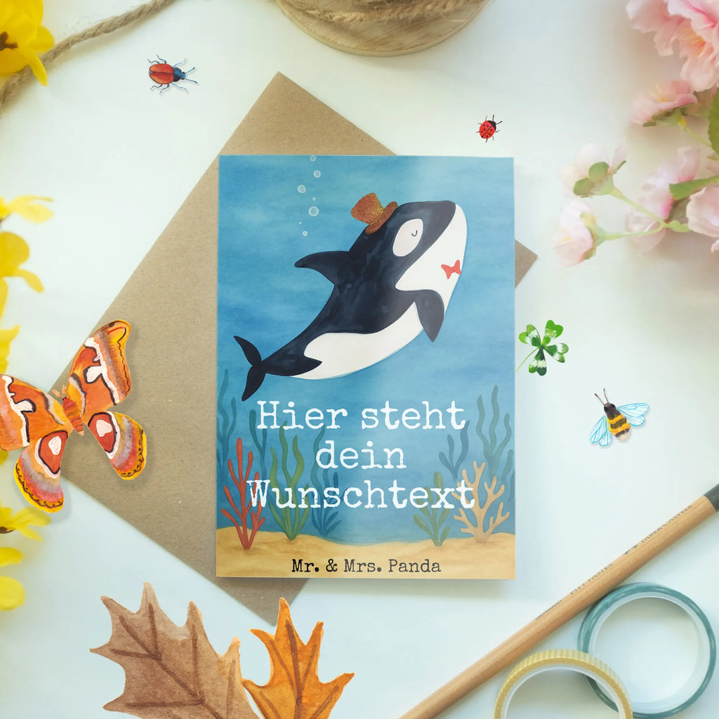 Personalised greetings card orca cylinder Design Personalisierte Glückwunschkarte, Personalisierte Einladungskarte, Personalisierte Karte, Grußkarte als Geldgeschenk, Grußkarten personalisiert, Grußkarte mit persönlichen Nachrichten, Grußkarte mit Namen, Grußkarte selbst gestalten, Personalisierte Geburtstagskarte, Personalisierte Grußkarte, Grußkarte selber drucken, Personalisierte Hochzeitskarte, Personalisiertere Klappkarte, Meerestiere, Meer, Urlaub, Konfetti, Glitter, Fete, Geburtstag, Fest, Glückwunsch, Orca, Feier, Glitzer, Narwal