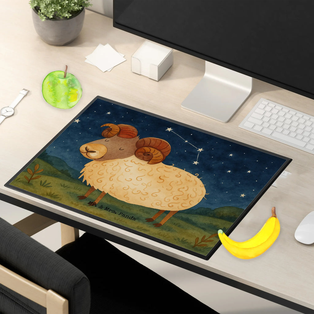 Desk pad Star sign Aries Design Schreibunterlage, Schreibtischauflage, Bürobedarf, Büroartikel, Schreibwaren, Schreibtisch Unterlagen, Schreibtischunterlage Groß, Tierkreiszeichen, Sternzeichen, Horoskop, Astrologie, Aszendent, Widder Geschenk, Widder Sternzeichen, Geschenk März, Geschenk April, Geburtstag März, Geburtstag April, Bock, Schafbock