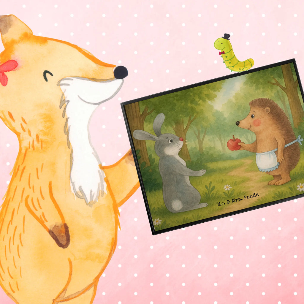 Podkładka na biurko królik jeż Design Bürobedarf, Schreibwaren, Schreibtischunterlage Groß, Schreibunterlage, Schreibtischauflage, Schreibtisch Unterlagen, Büroartikel, Tiermotive, Gute Laune, lustige Sprüche, Tiere, Liebe Spruch, Herzschmerz, Spruch romantisch, Trösten, Igel und Hase, Igel, Hase, Trennungsschmerz, Liebeskummer Geschenk