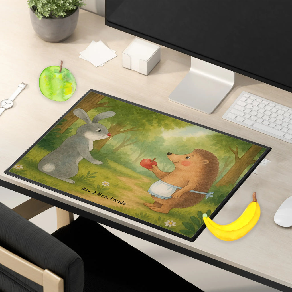 Podkładka na biurko królik jeż Design Bürobedarf, Schreibwaren, Schreibtischunterlage Groß, Schreibunterlage, Schreibtischauflage, Schreibtisch Unterlagen, Büroartikel, Tiermotive, Gute Laune, lustige Sprüche, Tiere, Liebe Spruch, Herzschmerz, Spruch romantisch, Trösten, Igel und Hase, Igel, Hase, Trennungsschmerz, Liebeskummer Geschenk