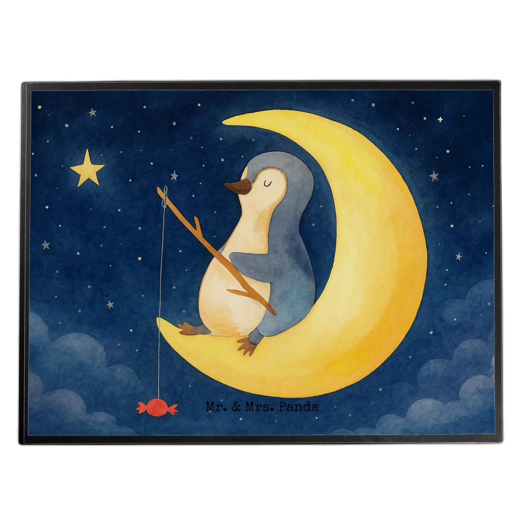 Schreibtischunterlage Pinguin Mond Design Bürobedarf, Schreibwaren, Schreibtischunterlage Groß, Büroartikel, Schreibtisch Unterlagen, Schreibtischauflage, Schreibunterlage, Pinguin, Nachtruhe, schlafen, Schlafzimmer, Spruch, Schlafstörungen, Einschlafen, Gästezimmer, Pinguine