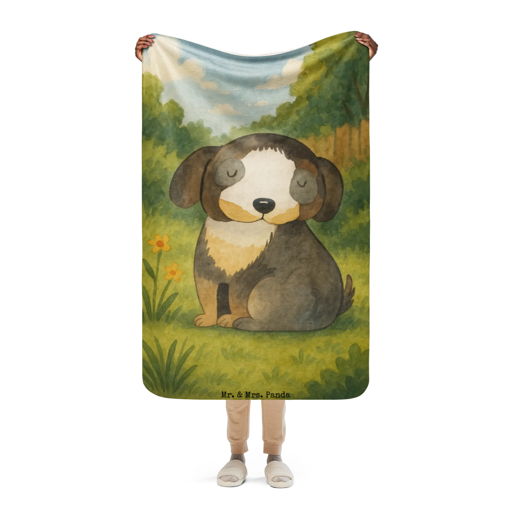 Sherpa cuddly blanket Dog Relax Design Hund, Hundemotiv, Haustier, Hunderasse, Tierliebhaber, Hundebesitzer, Sprüche, Hundeglück, schwarzer Hund, Hundeliebe, Liebe