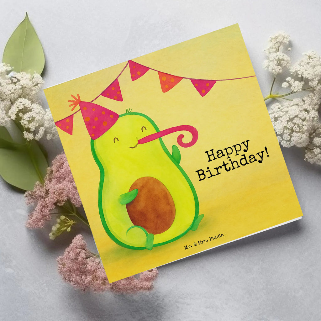 Deluxe Karte Avocado Geburtstag Design Karte, Grußkarte, Klappkarte, Einladungskarte, Glückwunschkarte, Hochzeitskarte, Geburtstagskarte, Hochwertige Grußkarte, Hochwertige Klappkarte, Avocado, Veggie, Vegan, Gesund