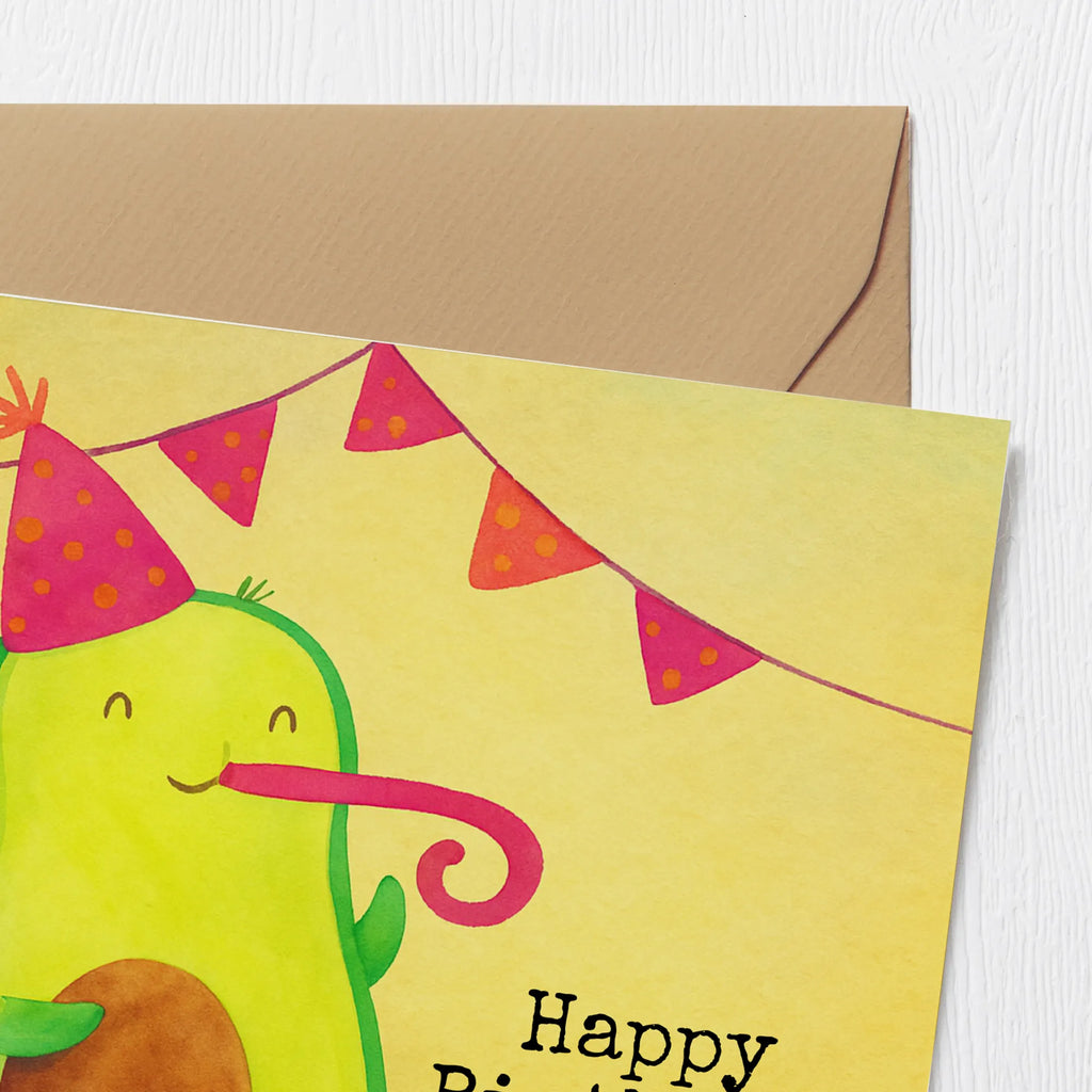 Deluxe Karte Avocado Geburtstag Design Karte, Grußkarte, Klappkarte, Einladungskarte, Glückwunschkarte, Hochzeitskarte, Geburtstagskarte, Hochwertige Grußkarte, Hochwertige Klappkarte, Avocado, Veggie, Vegan, Gesund