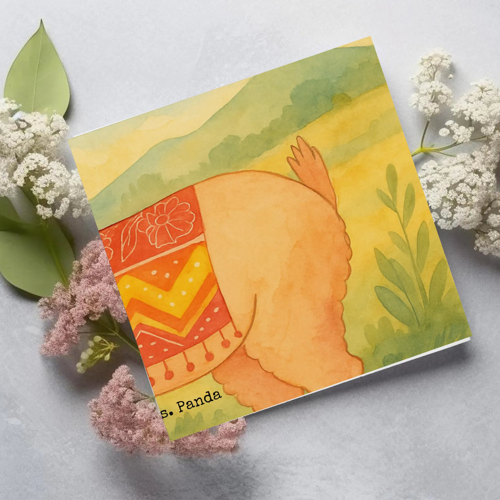 Deluxe Card alpaca Proud Design Grußkarte, Hochwertige Grußkarte, Hochwertige Klappkarte, Karte, Klappkarte, Glückwunschkarte, Hochzeitskarte, Einladungskarte, Geburtstagskarte, Alpaka, Lama