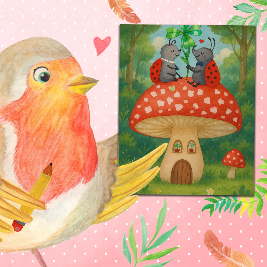 Malowanie według numerów biedronka Muchomor Design DIY, Künstler, Kunstwerk, Malen, Malen nach Zahlen, Bastelidee, Kreativität, Ausmalbild, Baseln, Tiermotive, Gute Laune, lustige Sprüche, Tiere, zuhause, Haus, Fliegenpilz, Wohnung, Fleigenpilzhaus, Marienkäfer