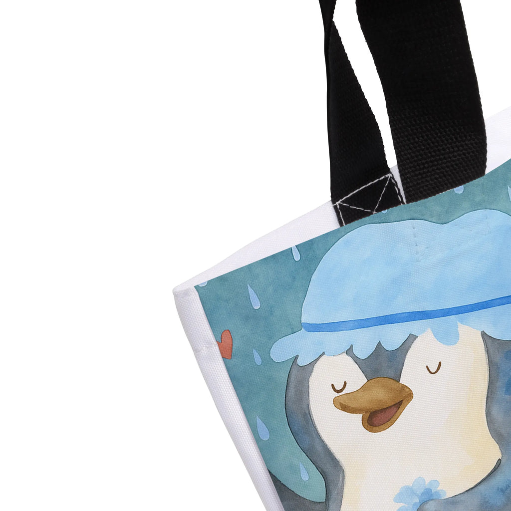 Shopper Penguin have a shower Design Beutel, Tasche, Schultasche, Shopper, Einkaufstasche, Einkaufsbeutel, Alltagstasche, Tragebeutel, Freizeittasche, Strandtasche, Schulbeutel, Pinguin, Motivation, Lebensmotto, Pinguine, duschen, glücklich sein, Neuanfang, Neustart, Dusche