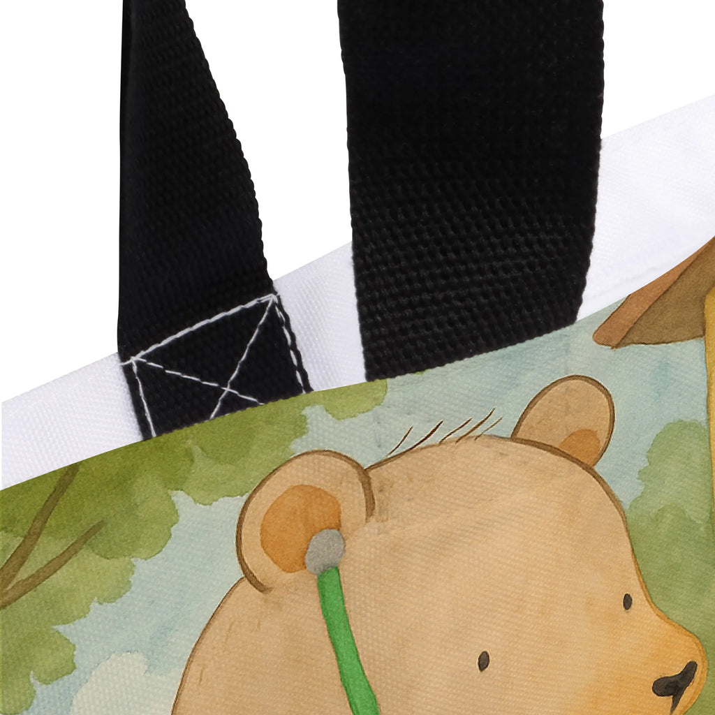 Shopper bear Physician Design Beutel, Einkaufstasche, Tasche, Strandtasche, Einkaufsbeutel, Shopper, Schultasche, Freizeittasche, Tragebeutel, Schulbeutel, Alltagstasche, Bär, Teddy, Teddybär, Arzt, Ärztin, Doktor, Professor, Doktorin, Professorin