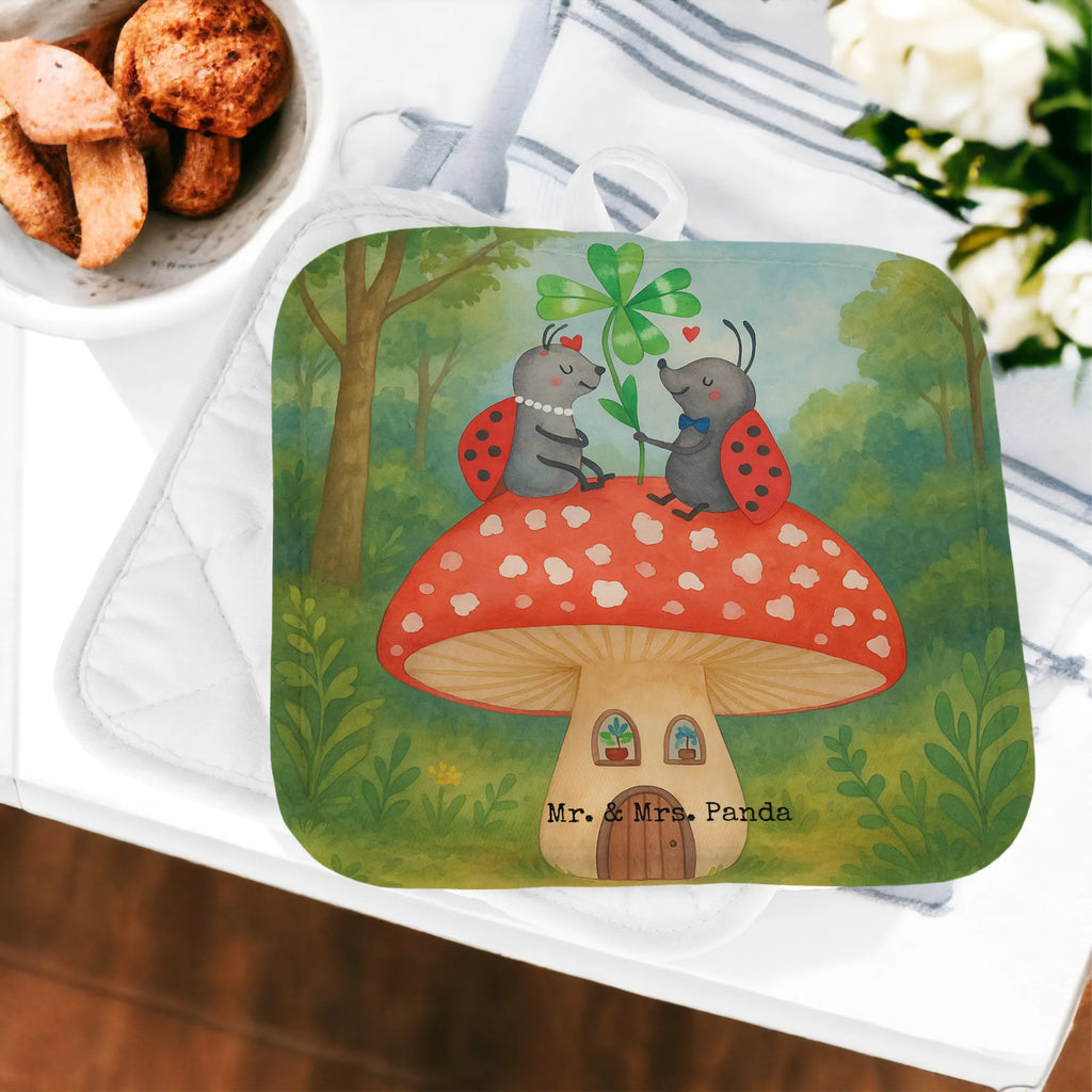2er Set Topflappen  Marienkäfer Fliegenpilz Design Topflappen, Topfuntersetzer, Ofenhandschuh, Topflappen Set, Topflappen lustig, Topflappen mit Spruch, Ofenhandschuhe, Topfhandschuhe, Topfhandschuh, Topflappenset, Topflappen 2er Set, Schöne Topflappen, Tiermotive, Gute Laune, lustige Sprüche, Tiere, Haus, Wohnung, zuhause, Fliegenpilz, Marienkäfer, Fleigenpilzhaus