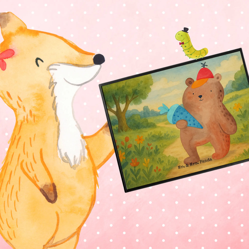 Desk pad bear School cone Design Bürobedarf, Büroartikel, Schreibtisch Unterlagen, Schreibtischunterlage Groß, Schreibwaren, Schreibunterlage, Schreibtischauflage, Bär, Teddy, Teddybär, Grundschule, Schulbeginn, Schule Geschenk, Einschulung Geschenk, Erster Schultag Geschenk, Schulanfang, Bär Motiv, Schultüte