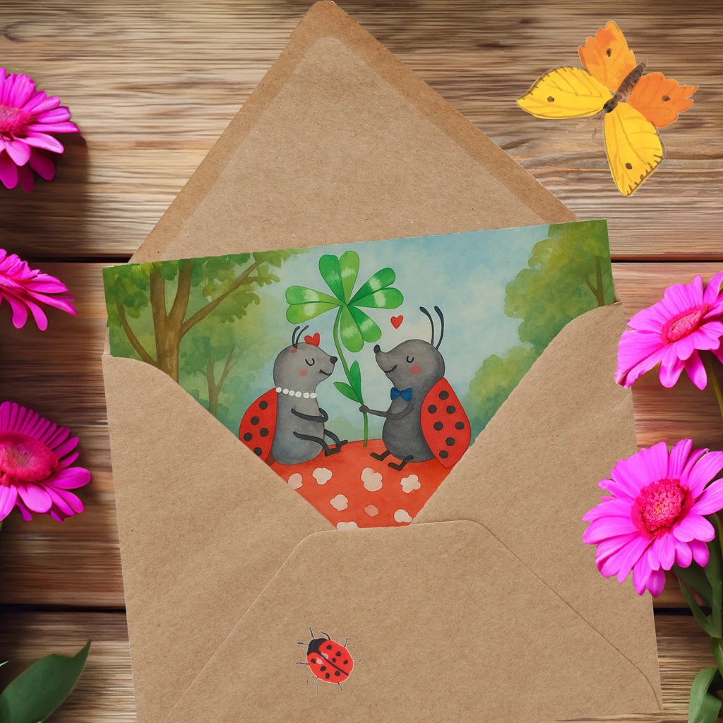 Karta Deluxe biedronka Muchomor Design Karte, Grußkarte, Klappkarte, Einladungskarte, Glückwunschkarte, Hochzeitskarte, Geburtstagskarte, Hochwertige Grußkarte, Hochwertige Klappkarte, Tiermotive, Gute Laune, lustige Sprüche, Tiere, Haus, Wohnung, zuhause, Fliegenpilz, Marienkäfer, Fleigenpilzhaus