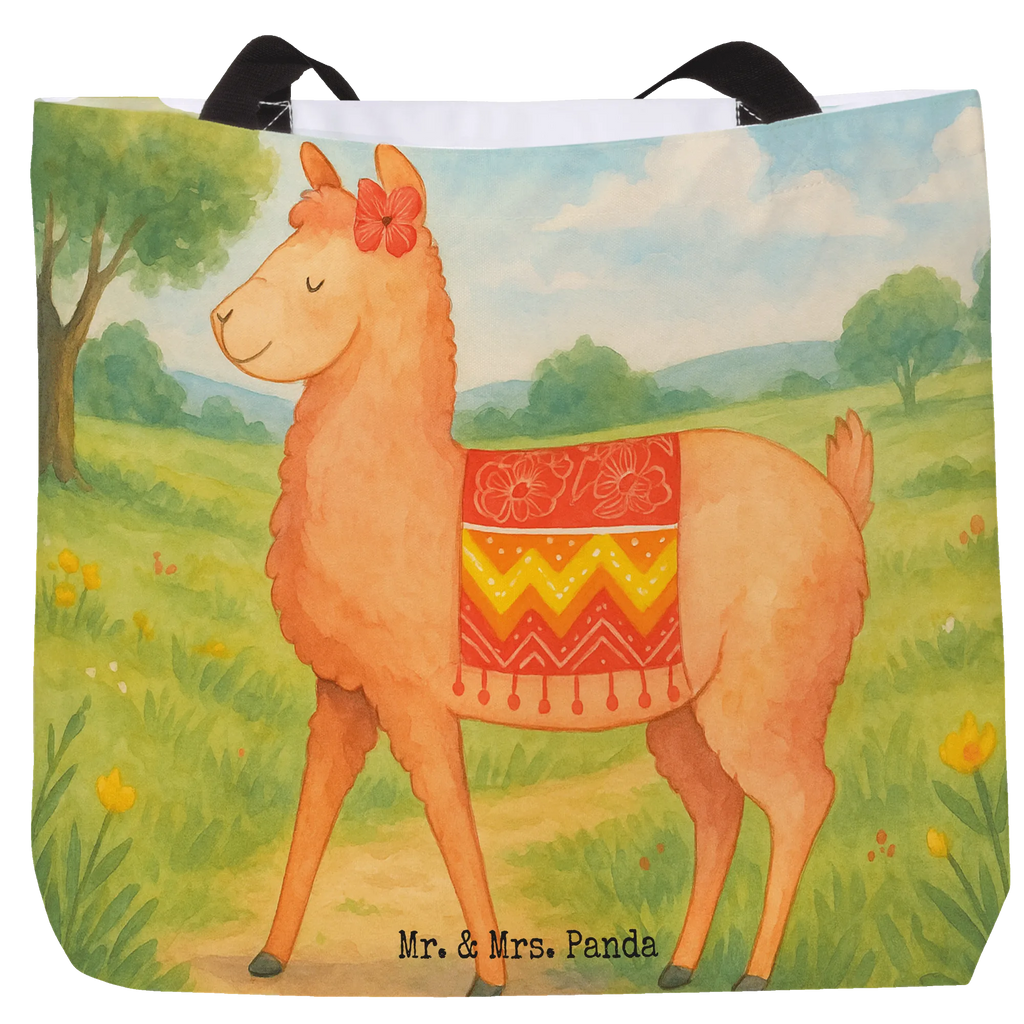 Shopper alpaca Proud Design Shopper, Strandtasche, Tasche, Schultasche, Alltagstasche, Beutel, Freizeittasche, Einkaufstasche, Tragebeutel, Einkaufsbeutel, Schulbeutel, Alpaka, Lama