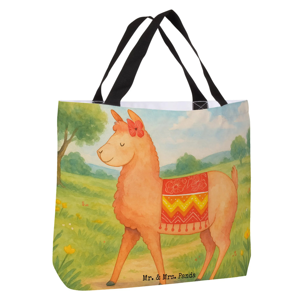 Shopper alpaca Proud Design Shopper, Strandtasche, Tasche, Schultasche, Alltagstasche, Beutel, Freizeittasche, Einkaufstasche, Tragebeutel, Einkaufsbeutel, Schulbeutel, Alpaka, Lama