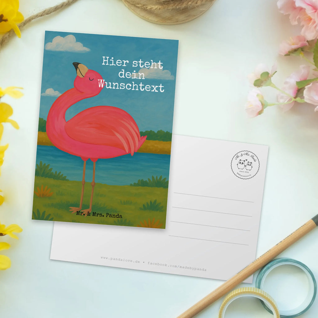 Personalizowana kartka pocztowa Flamingo Duma Design Ansichtskarte mit Wunschtext, Karte mit Namen, Geschenkkarte mit Wunschtext, Grußkarte mit Namen, Postkarte mit Wunschtext, Ansichtskarte mit Namen, Einladung mit Wunschtext, Postkarte bedrucken, Karte mit Wunschtext, Einladung mit Namen, Geschenkkarte mit Namen, Postkarte personalisierbar, Grußkarte mit Wunschtext, Postkarte mit Namen, Flamingo, Selbstakzeptanz, Tochter, stolz, beste Freundin, Schwester, Freundin, Selbstliebe, Freude, Mama