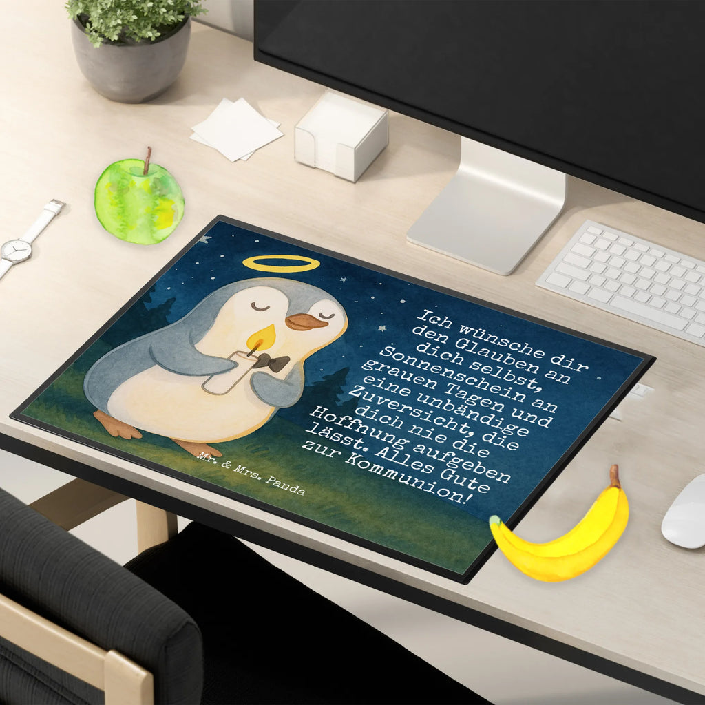 Desk pad penguin communion Design Schreibtisch Unterlagen, Schreibtischunterlage Groß, Schreibunterlage, Schreibwaren, Büroartikel, Bürobedarf, Schreibtischauflage, Konfirmation, Kommunion, Jugendweihe, Konfirmation Geschenk, Kommunion Dankeschön, Glauben, Sonnenschein, Kommunion Geschenk