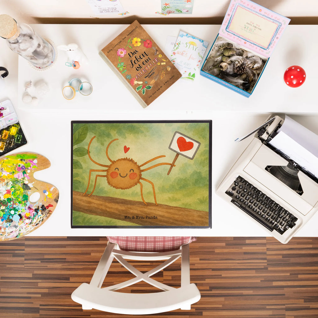 Schreibtischunterlage Spinne Agathe Motivation Design Schreibunterlage, Schreibtischauflage, Bürobedarf, Büroartikel, Schreibwaren, Schreibtisch Unterlagen, Schreibtischunterlage Groß, Spinne Agathe, Spinne, Agathe, Videos, Merchandise, Motivation, Glück, Liebe, Vertrauen, Dankeschön