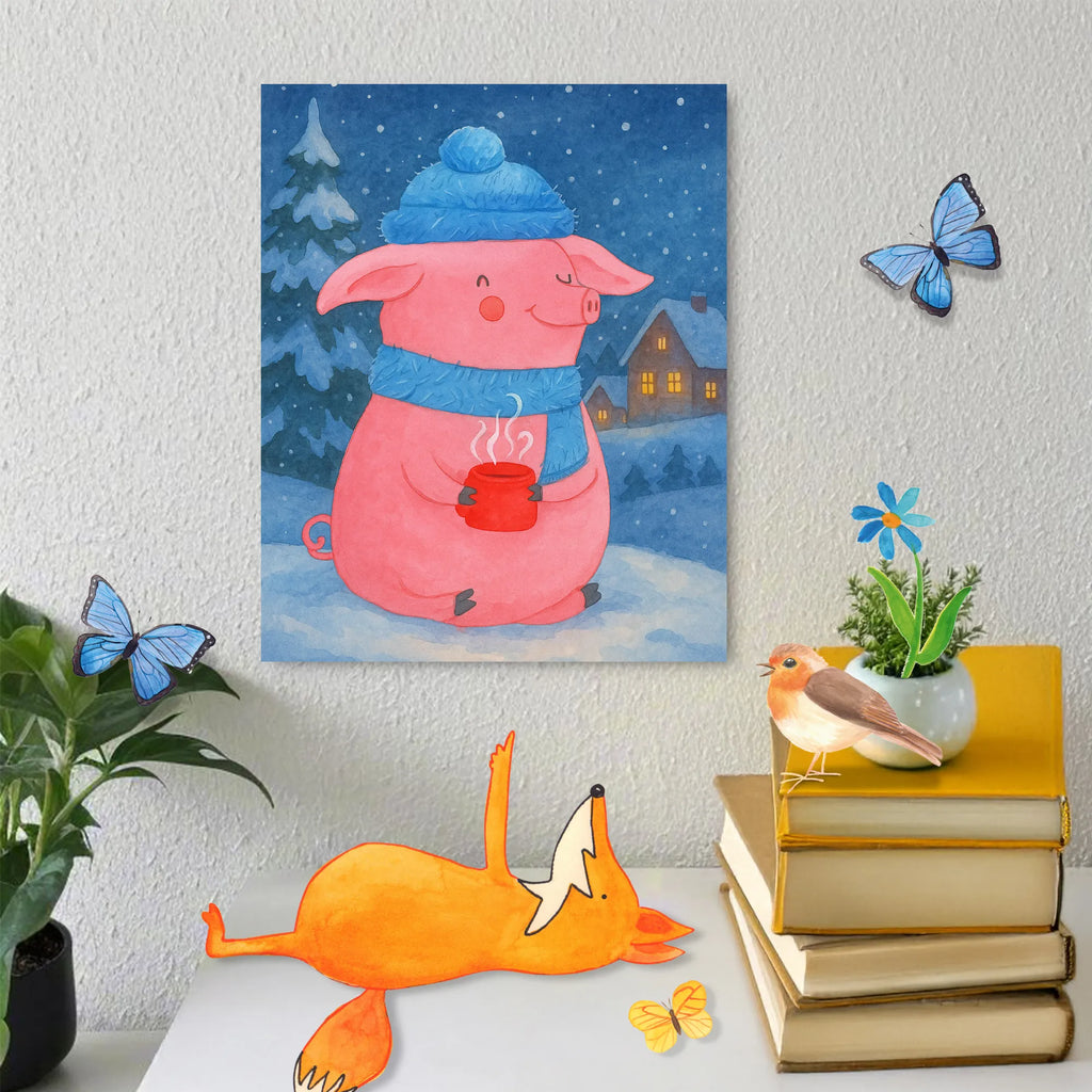 Paint by Numbers Pig Mulled wine Design DIY, Baseln, Kunstwerk, Malen, Künstler, Bastelidee, Ausmalbild, Malen nach Zahlen, Kreativität, Winter, Weihnachten, Weihnachtsdeko, Nikolaus, Advent, Heiligabend, Wintermotiv, Weihnachtsmarkt, Punsch, Glühschwein, Glühwein