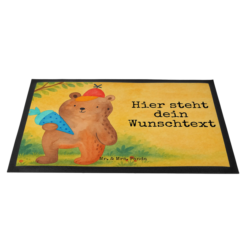 Personalized doormat bear School cone Design Fußmatte bedrucken, Personalisiert, Türvorleger mit Namen, Namensfussmatte, Personalisierte Fußmatte, Bedrucken, Fußmatte mit Namen, Personalisieruung, Haustürmatte personalisiert, Wunschnamen, Türvorleger personalisiert, Bär, Teddy, Teddybär, Grundschule, Erster Schultag Geschenk, Einschulung Geschenk, Schulanfang, Bär Motiv, Schultüte, Schule Geschenk, Schulbeginn