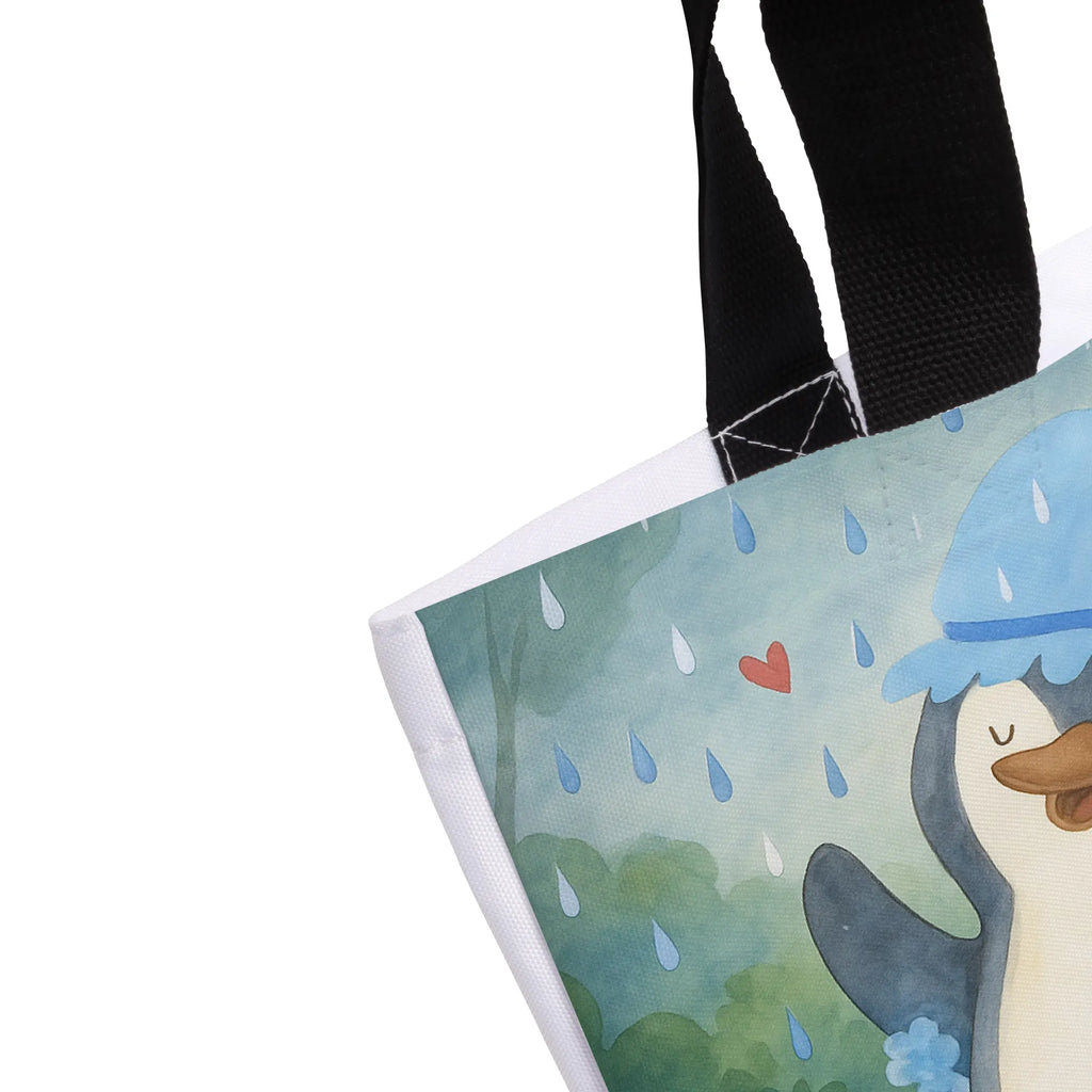 Shopper Penguin have a shower Design Beutel, Tasche, Schultasche, Shopper, Einkaufstasche, Einkaufsbeutel, Alltagstasche, Tragebeutel, Freizeittasche, Strandtasche, Schulbeutel, Pinguin, Motivation, Lebensmotto, Pinguine, duschen, glücklich sein, Neuanfang, Neustart, Dusche