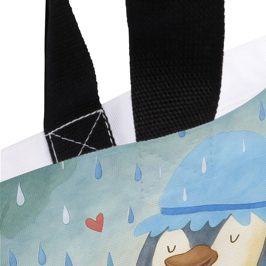 Shopper Penguin have a shower Design Beutel, Tasche, Schultasche, Shopper, Einkaufstasche, Einkaufsbeutel, Alltagstasche, Tragebeutel, Freizeittasche, Strandtasche, Schulbeutel, Pinguin, Motivation, Lebensmotto, Pinguine, duschen, glücklich sein, Neuanfang, Neustart, Dusche