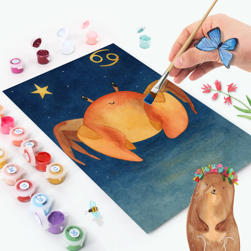 Paint by Numbers Star sign Cancer Design Kunstwerk, Malen, Ausmalbild, Künstler, Malen nach Zahlen, Bastelidee, Baseln, DIY, Kreativität, Tierkreiszeichen, Sternzeichen, Horoskop, Astrologie, Aszendent, Krabbe, Geschenk Juli, Krebs Geschenk, Geschenk Meer, Meerestier, Krebse, Geschenk Juni, Geburtstag Juni, Geburtstag Juli, Krebs Sternzeichen