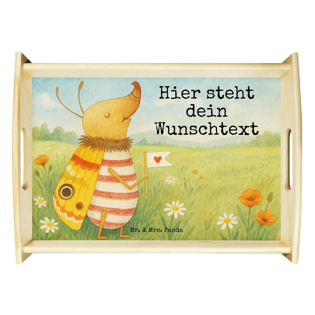 Personalisiertes Serviertablett Nachtfalter Fähnchen Design Personalisiertes Dekotablett, Personalisiertes Tablett, Personalisiertes Küchentablett, Personalisiertes Serviertablett, Personalisiertes Frühstückstablett, Serviertablett mit Namen, Tablett mit Namen, Personalisiertes Holztablett, Tiermotive, Gute Laune, lustige Sprüche, Tiere, süß, Käfer, Spruch witzig, Nachtfalter, niedlich, Küche Deko, Was kostet die Welt, Spruch lustig