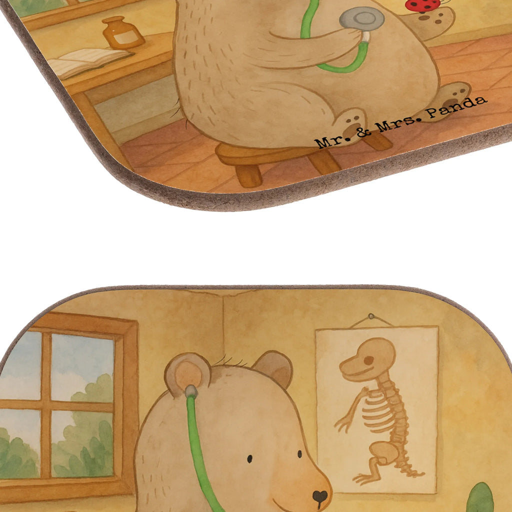 Square coaster bear Physician Design Untersetzer, Bierdeckel, Glasuntersetzer, Untersetzer Gläser, Getränkeuntersetzer, Untersetzer aus Holz, Untersetzer für Gläser, Korkuntersetzer, Untersetzer Holz, Holzuntersetzer, Tassen Untersetzer, Untersetzer Design, Bär, Teddy, Teddybär, Arzt, Ärztin, Doktor, Professor, Doktorin, Professorin