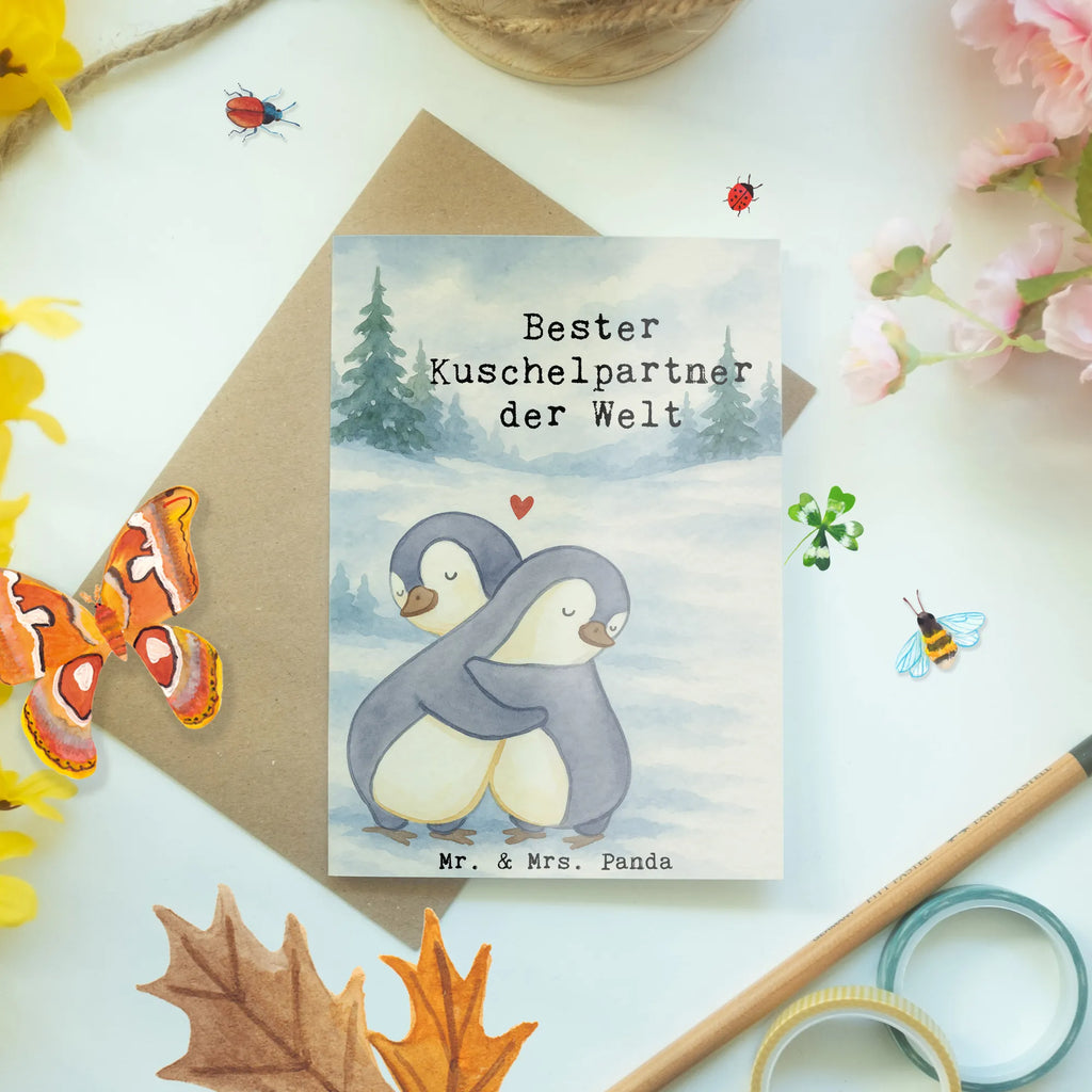 Greetings card penguin Best cuddle partner in the world Design Karte, Glückwunschkarte, Grußkarte, Geburtstagskarte, Hochzeitskarte, Einladungskarte, Klappkarte, Ansichtskarten, für, Dankeschön, Geschenk, Schenken, Geburtstag, Geburtstagsgeschenk, Geschenkidee, Danke, Bedanken, Mitbringsel, Freude machen, Geschenktipp, Kuschelpartner, Freund, Ehemann, Freundin, Lebenspartner, Kuscheln, Bett, Hochzeitstag, Ehefrau, Liebe, Partner, Ehepartner, verliebt