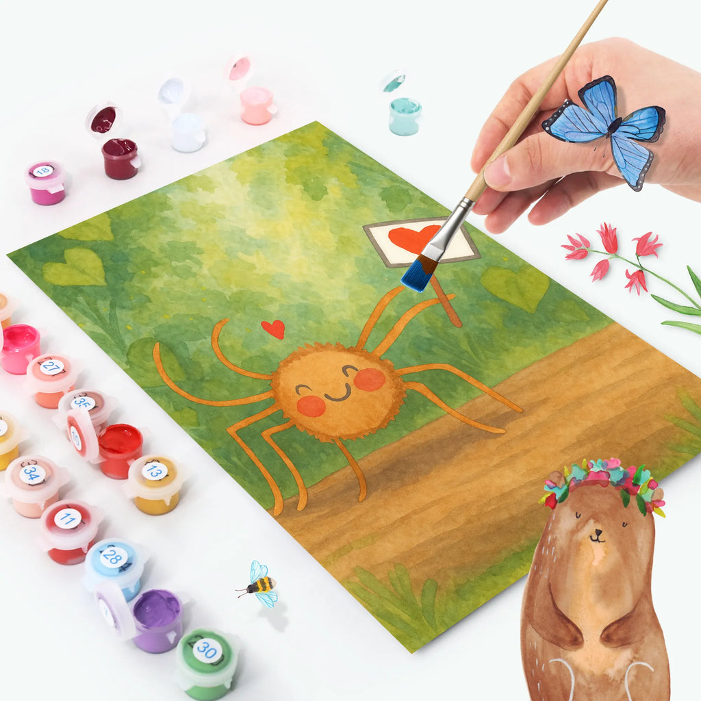 Paint by Numbers Spider Agatha Motivation Design Kreativität, Malen nach Zahlen, Ausmalbild, Künstler, Baseln, Malen, Kunstwerk, Bastelidee, DIY, Spinne Agathe, Spinne, Agathe, Videos, Merchandise, Dankeschön, Glück, Motivation, Liebe, Vertrauen