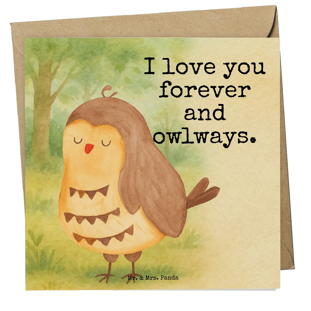Deluxe Karte Eule Zufrieden Design Karte, Grußkarte, Klappkarte, Einladungskarte, Glückwunschkarte, Hochzeitskarte, Geburtstagskarte, Hochwertige Grußkarte, Hochwertige Klappkarte, Eule, Eule Spruch, Eule deko, Owl, Liebe Spruch, Romantisch, Wortspiel lustig, Spruch schön, Geschenk Hochzeitstag