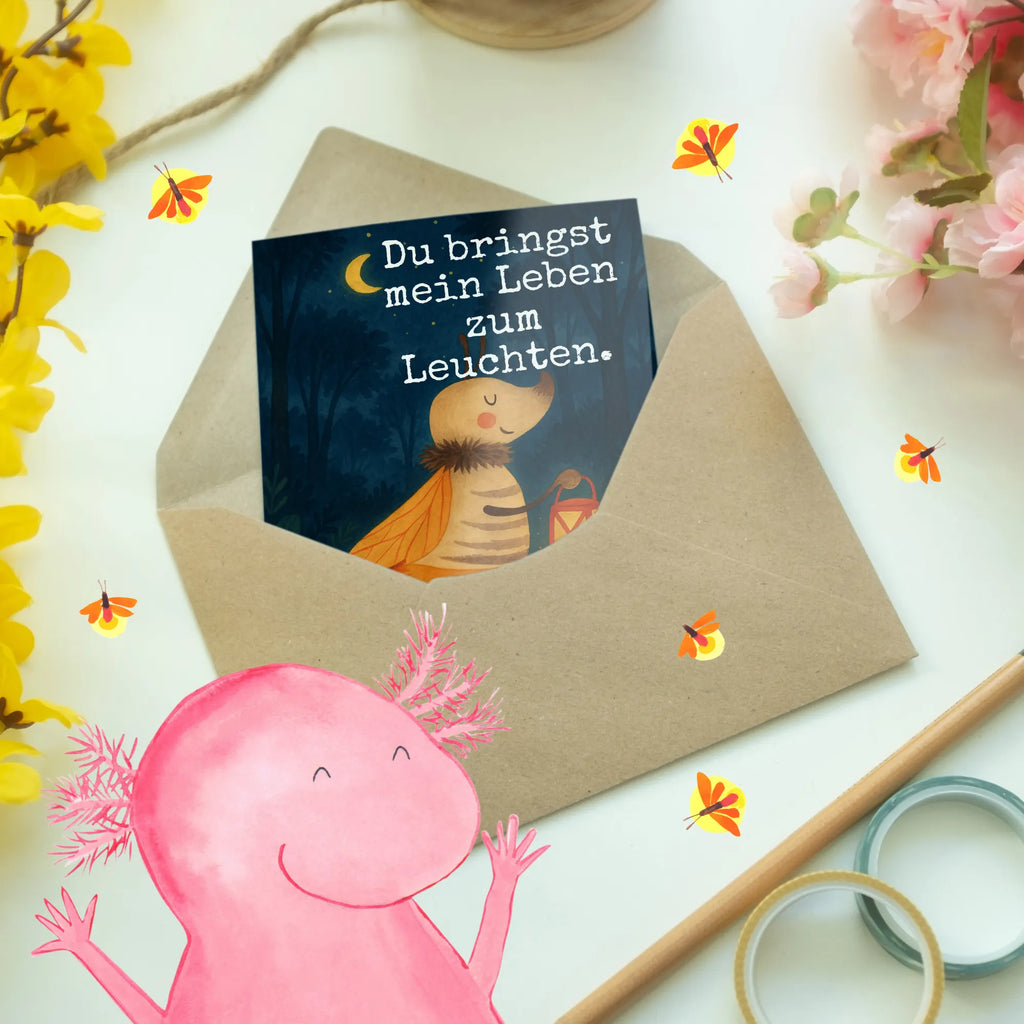 Greetings card Firefly Design Glückwunschkarte, Hochzeitskarte, Klappkarte, Einladungskarte, Karte, Geburtstagskarte, Ansichtskarten, Grußkarte, Tiermotive, Gute Laune, lustige Sprüche, Tiere, Liebesbeweis, Glühwurm, Leuchten, Liebe, Lieblingsmensch, Verlobung, Falter, magisch, Jahrestag, Heiratsantrag, Liebesspruch, Glühwürmchen